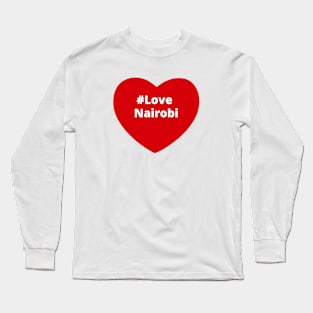 Love Nairobi - Hashtag Heart Long Sleeve T-Shirt